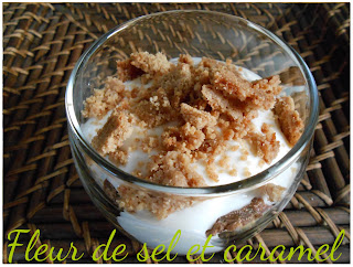 Verrine de pommes et fromage blanc aux Snax Daim