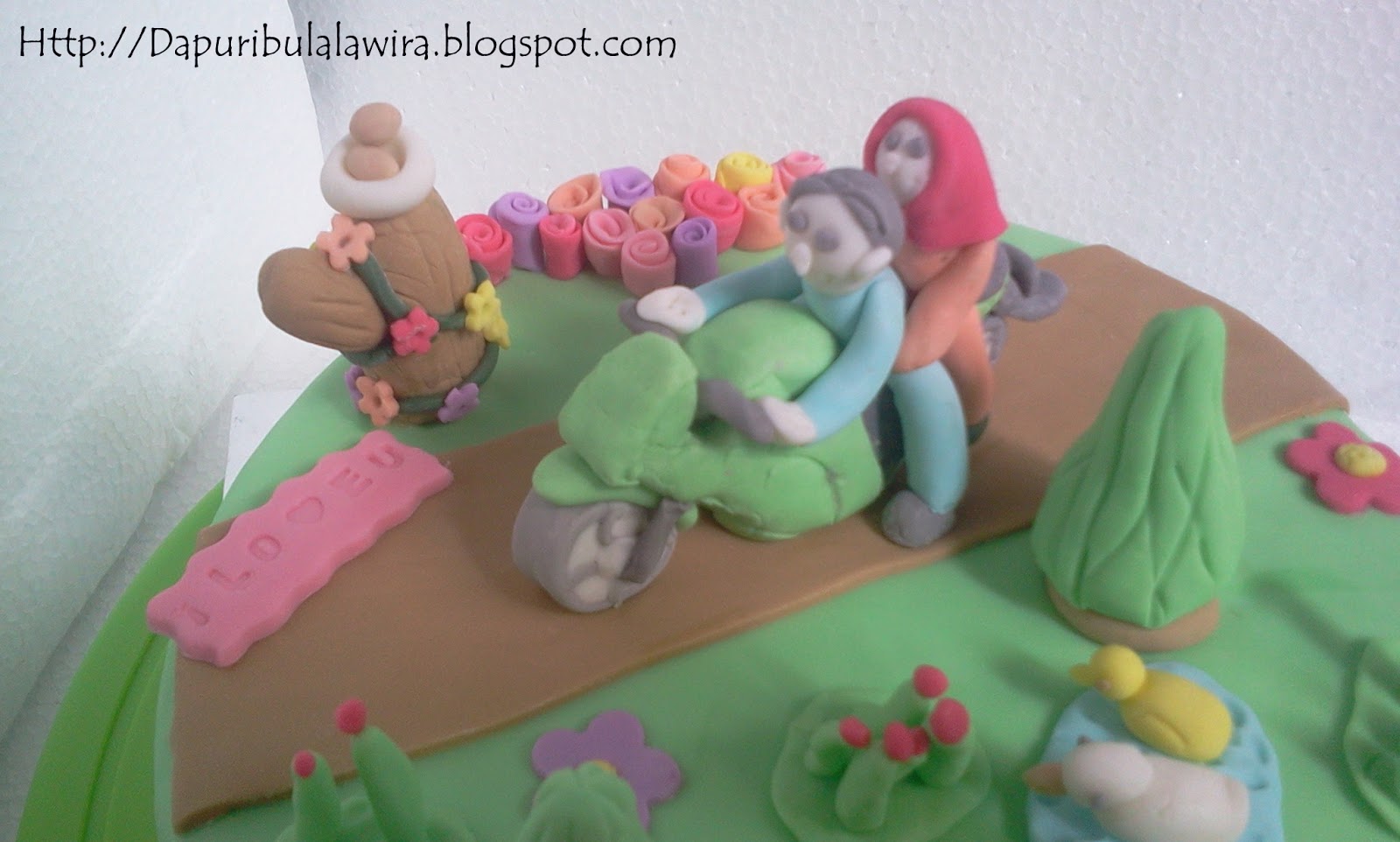 Birthday Cake Thema Kawasaki Ninja Dapur Ibu Lala Wira