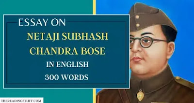 essay on netaji subhash chandra bose in english