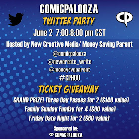 Comicpalooza 2016 Twitter Party