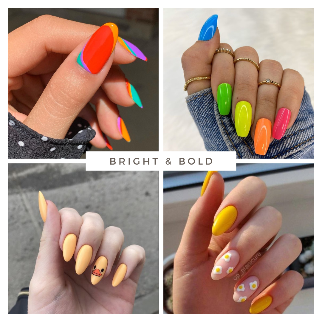 Bright and Bold Summer Nail Designs