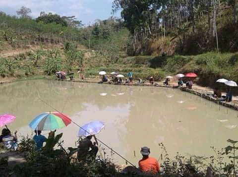 Pemancingan Bendungan Sledok Blibar Desa Ngrendeng Kecamatan Sine