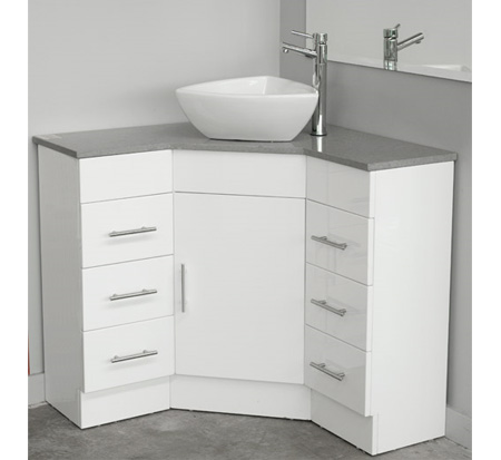 corner bathroom vanity cabinet ideas