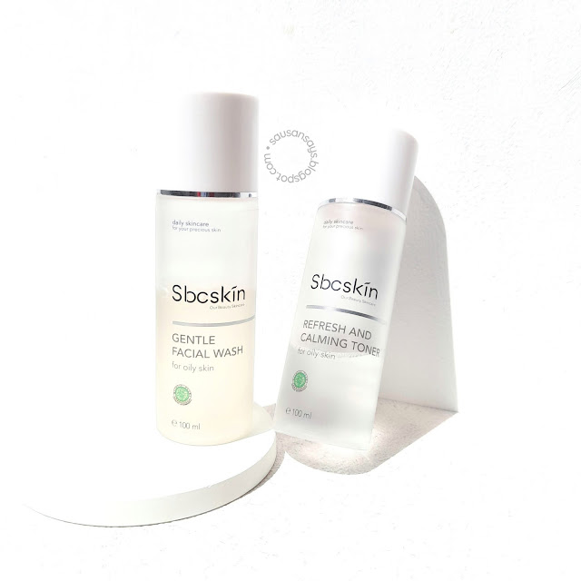 Review Sbcskin Gentle Facial Wash dan Calming and Refreshing Toner Untuk Kulit Berminyak