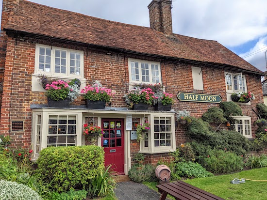 The Half Moon, Wilstone village