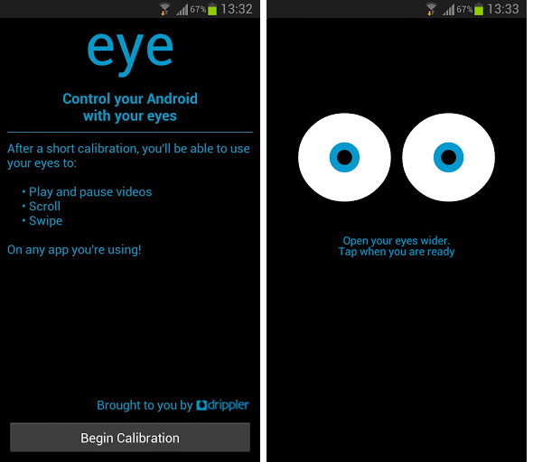 Eye Tracking app: Control your Android devices with your ...