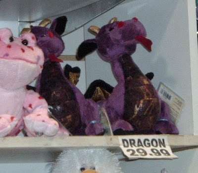 [Photo: Webkinz Emperor Dragon priced $29.99 at Toys Toys Toys.]