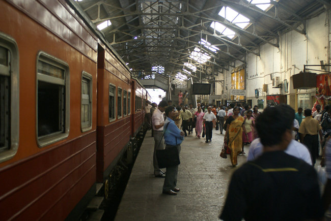 Minister Nimal Siripala  bans beggars in trains and on platforms