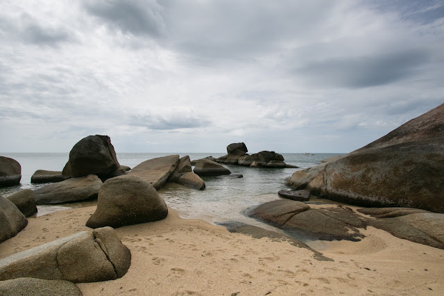 Spiaggia e mare del Beluga boutique hotel-Koh Samui