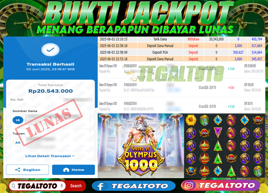Bukti Jackpot