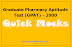 Graduate Pharmacy Aptitude Test (GPAT) - 2000 | Free Mock Test