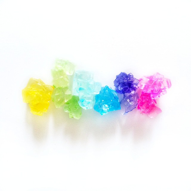 rainbow rock candy