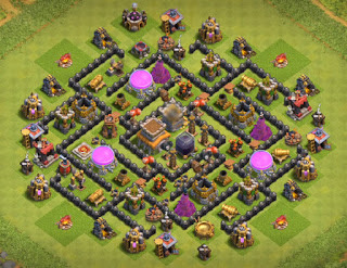 Desain TH 8, TH 9, TH 10 dan TH 11 Terbaik dengan Bomb Tower!