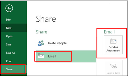 Share - Email As Attachment Image