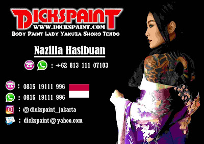 Body Painting Shoko Tendo Jakarta