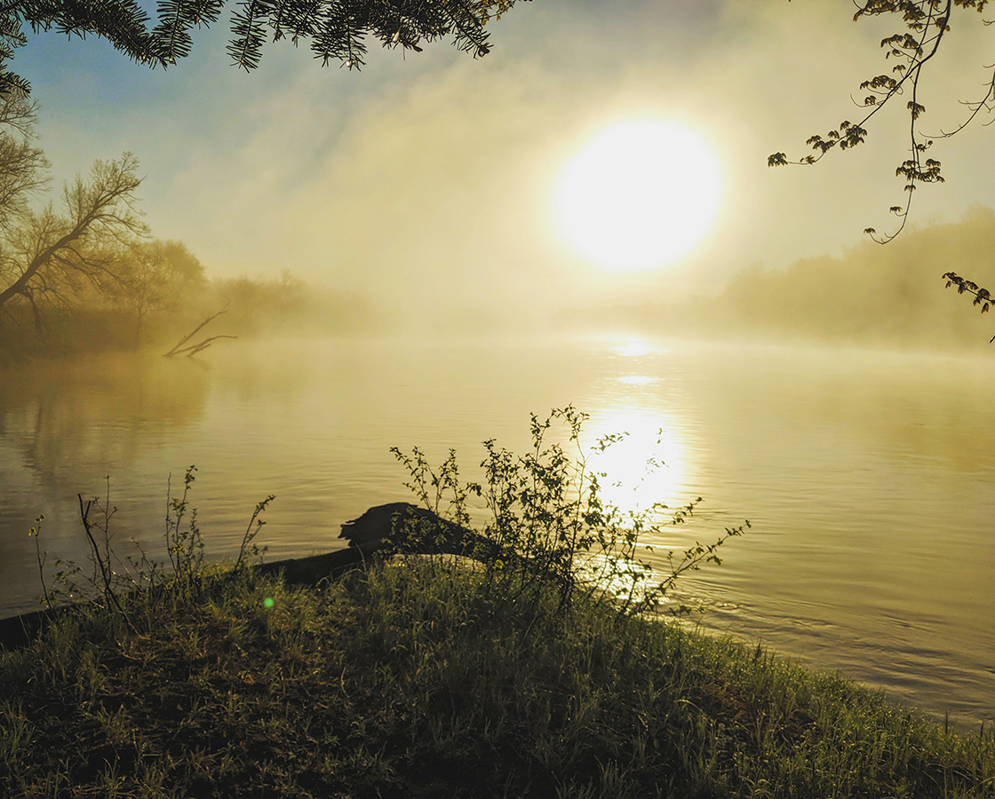 Sunrise on the St. Croix River