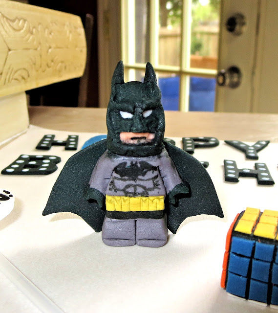 Nerdy Thirty Cake - Fondant LEGO Batman Decoration