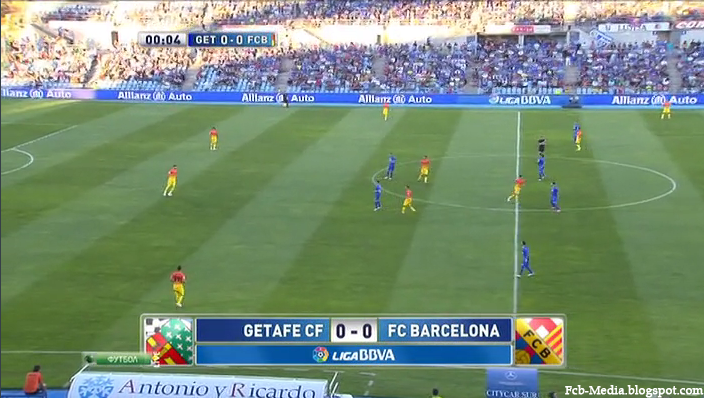 Getafe vs Barcelona 15\9\2012