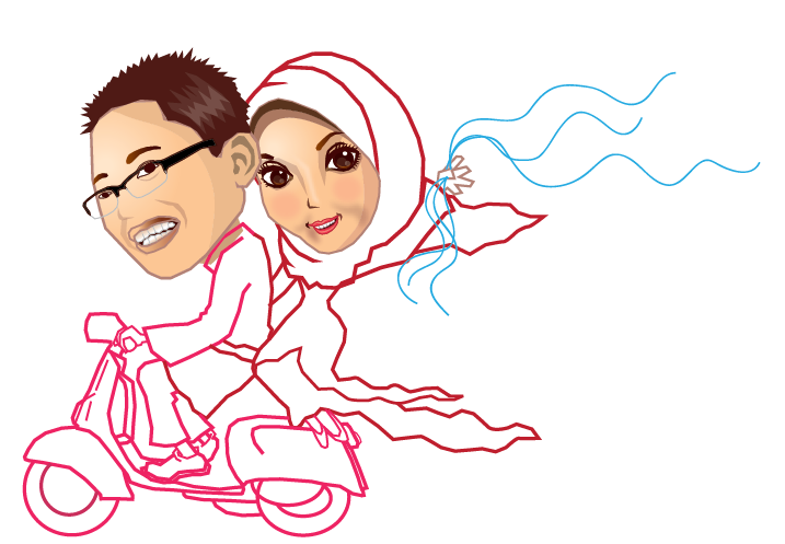 Alin s Cartoon Karikatur Pengantin 