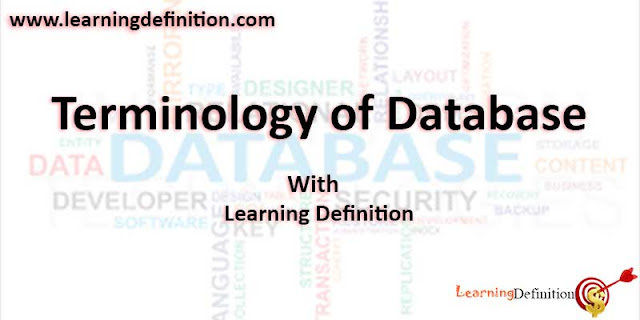 Terminology of Database