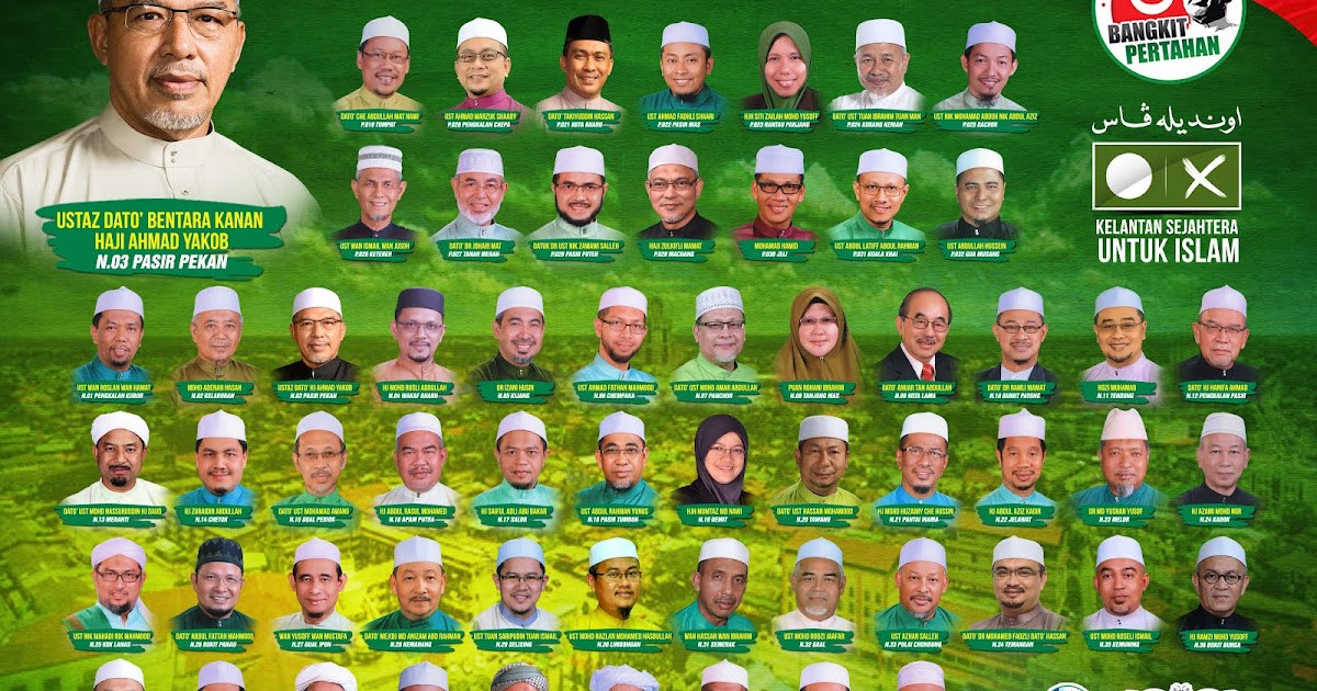 Senarai calon PAS Kelantan PRU-14  1Media.My
