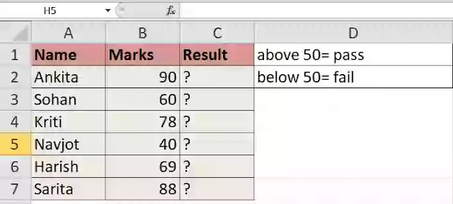 IF Function in excel in hindi , logical function in excel