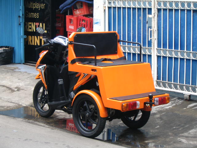 modifikasi motor roda 3 terbaru