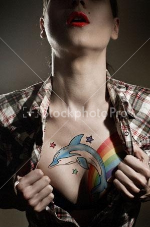 Dolphin Tattoos For Girls Men get them on the shoulder lower leg or upper