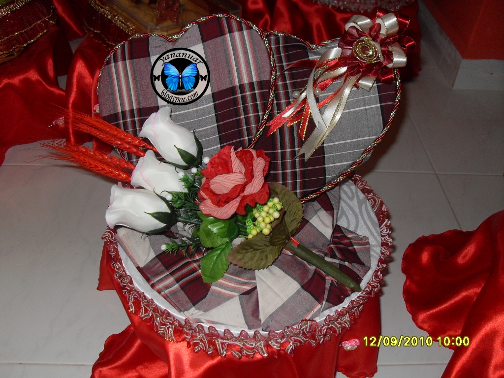 Cara Membuat Gubahan Hantaran Cincin - Contoh L