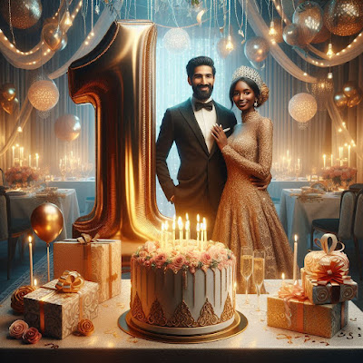 Happy First Anniversary Images