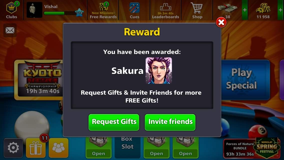 8 BALL POOL FREE SAKURA AVATAR + TRICKSTER AVATAR || 2nd ... - 