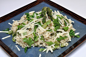 Asparagus risotto