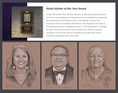 Youth Advisor of the Year Award. Scottish Rite, NMJ. Portraits by Travis Simpkins