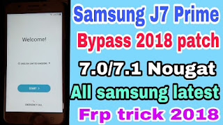 Samsung J7 Prime SM-G610F Frp Bypass app latest Free download