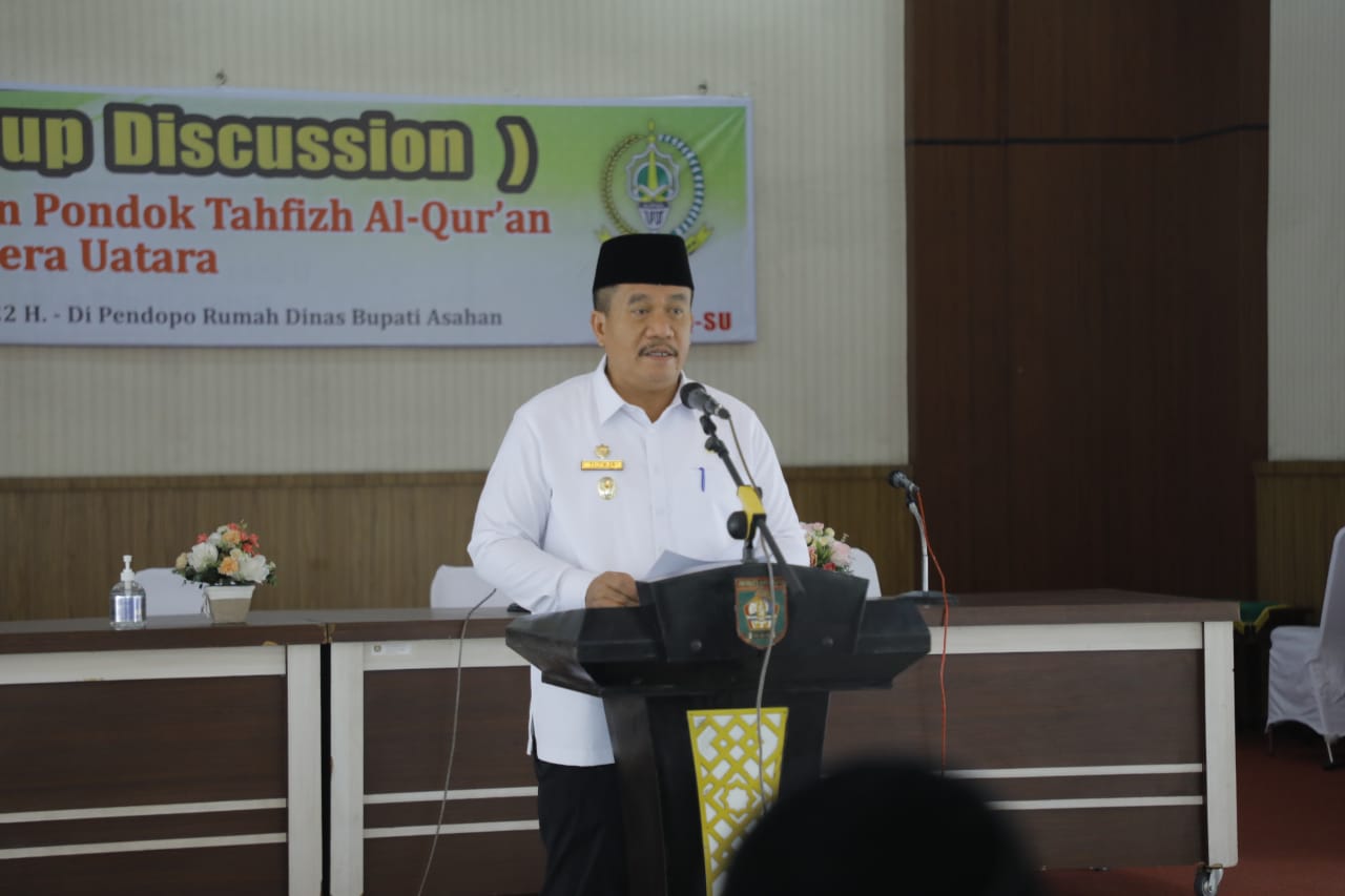 Wabup Asahan Hadiri FGD Para Huffazh dan Pimpinan Pondok Tahfizh Al-Qur'an se-Sumut Yang Digelar LPTQ Sumut