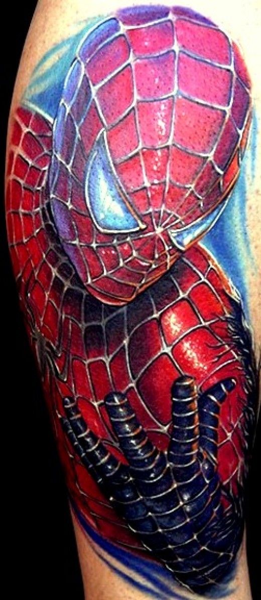 spiderman 3d. Spiderman+3d+tatoo