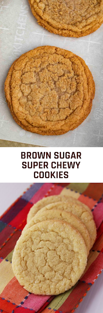 Brown Sugar Super Chewy Cookies
