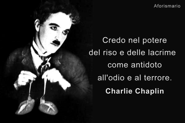 Frasi di Charlie Chaplin PensieriParole - frasi charlie chaplin sipario