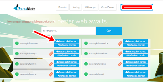 Cara Beli Domain Dan Host Domainesia