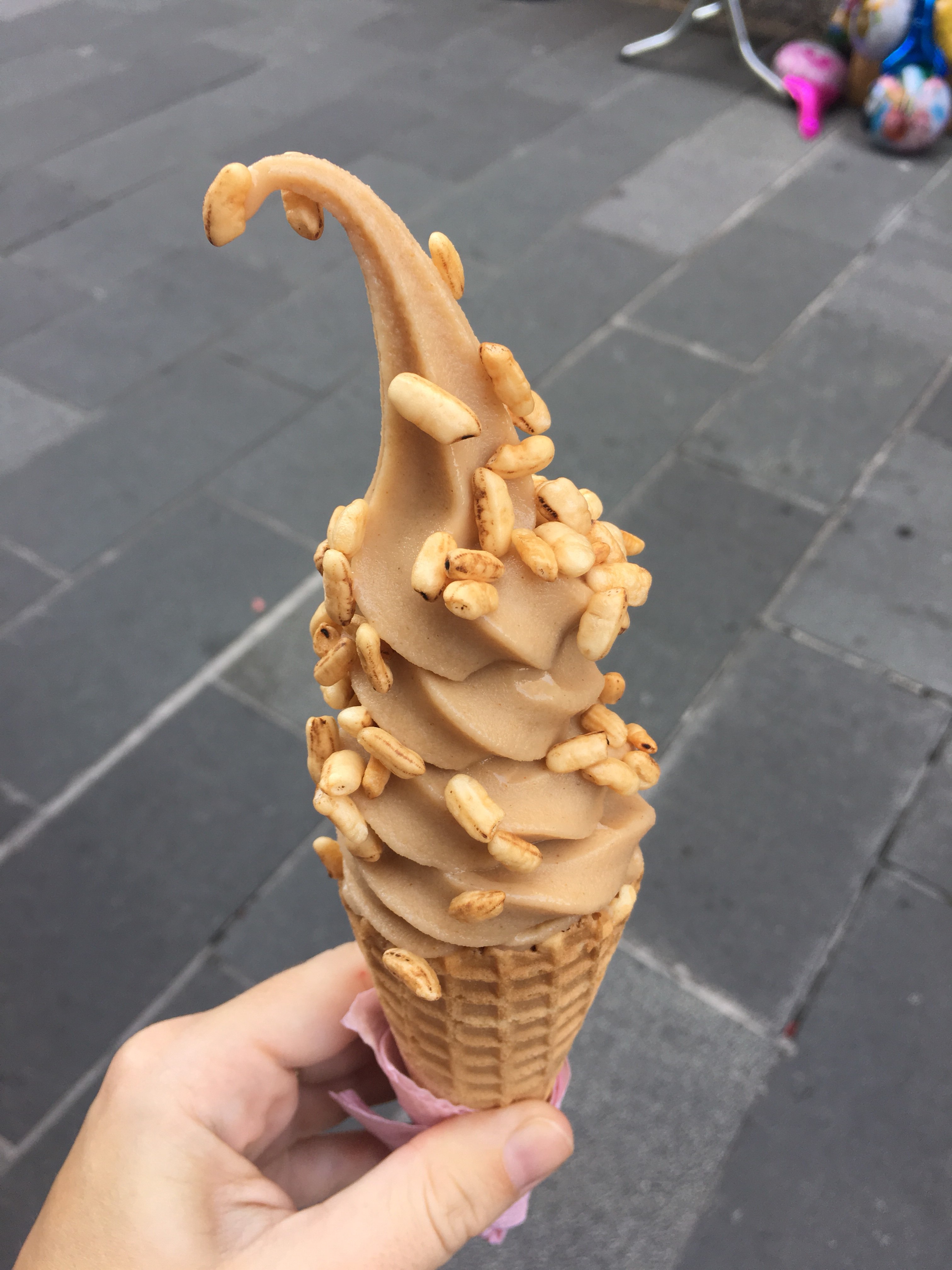 Daxi Old Street 大溪老街, taoyuan, taiwan, rice ice cream