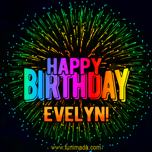 happy birthday evelyn images
