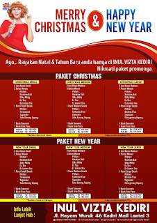 Promo Natal dan Tahun Baru Inul Vizta Kediri