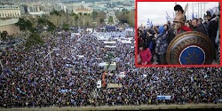  Δίχως προηγούμενο είναι η προσέλευση του κόσμου στο συλλαλητήριο της Θεσσαλονίκης, όπου εκατοντάδες χιλιάδες συμπολίτες μας διαδηλώνουν υπέ...