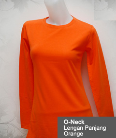 41 Kaos Polos Lengan Panjang Warna Orange, Inspirasi Kaos Modis!