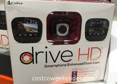 Costco 1088622 - Cobra Drive HD Smartphone Enhanced Dash Cam (Model CCDC4420) - Document your drive