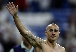 Fabio Cannavaro Tattoos - Celebrity Tattoo Design Ideas