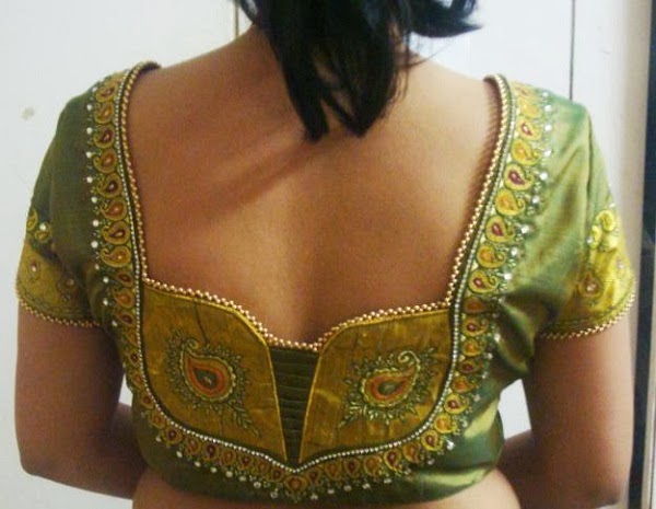 Pattu saree blouse neck designs the decades dropshipping