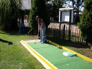 Crazy Golf at Stonham Barns in Suffolk