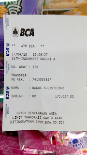 TARIF TIKET TRAVEL