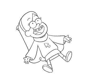 #7 Mabel Pines Coloring Page